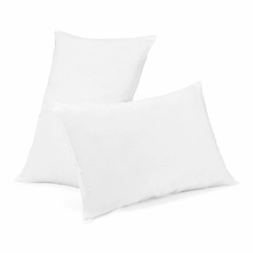 LC Classics 300 Thread Count Cotton Breathe Clean & Clear Memory Fiber Pillows, Set of 2 - White pillows,bed pillow,sleeping cushion