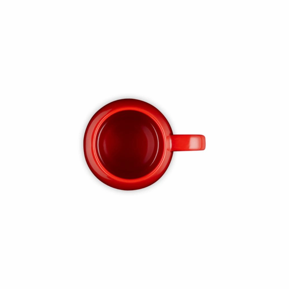 Le Creuset 320ml Stoneware Coupe Mug in Cerise