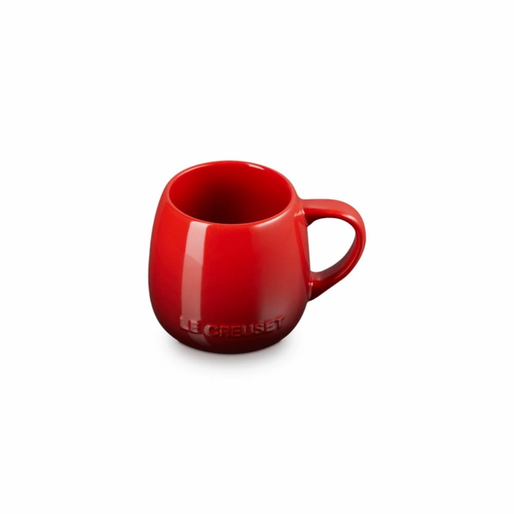 Le Creuset 320ml Stoneware Coupe Mug in Cerise