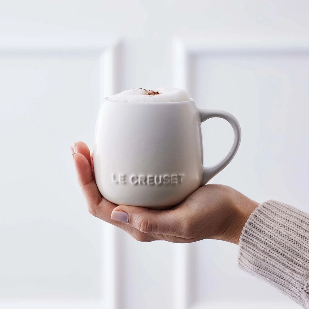 Le Creuset 320ml Stoneware Coupe Mug in Meringue