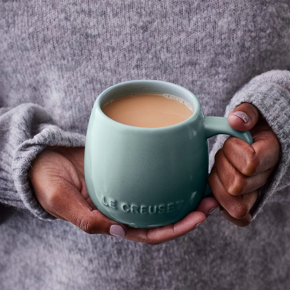 Le Creuset 320ml Stoneware Coupe Mug in Sea Salt