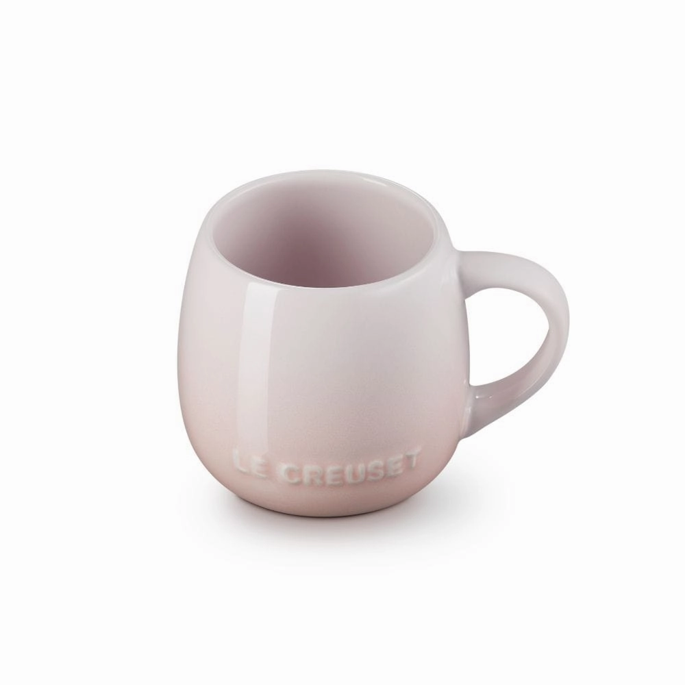 Le Creuset 320ml Stoneware Coupe Mug in Shell Pink