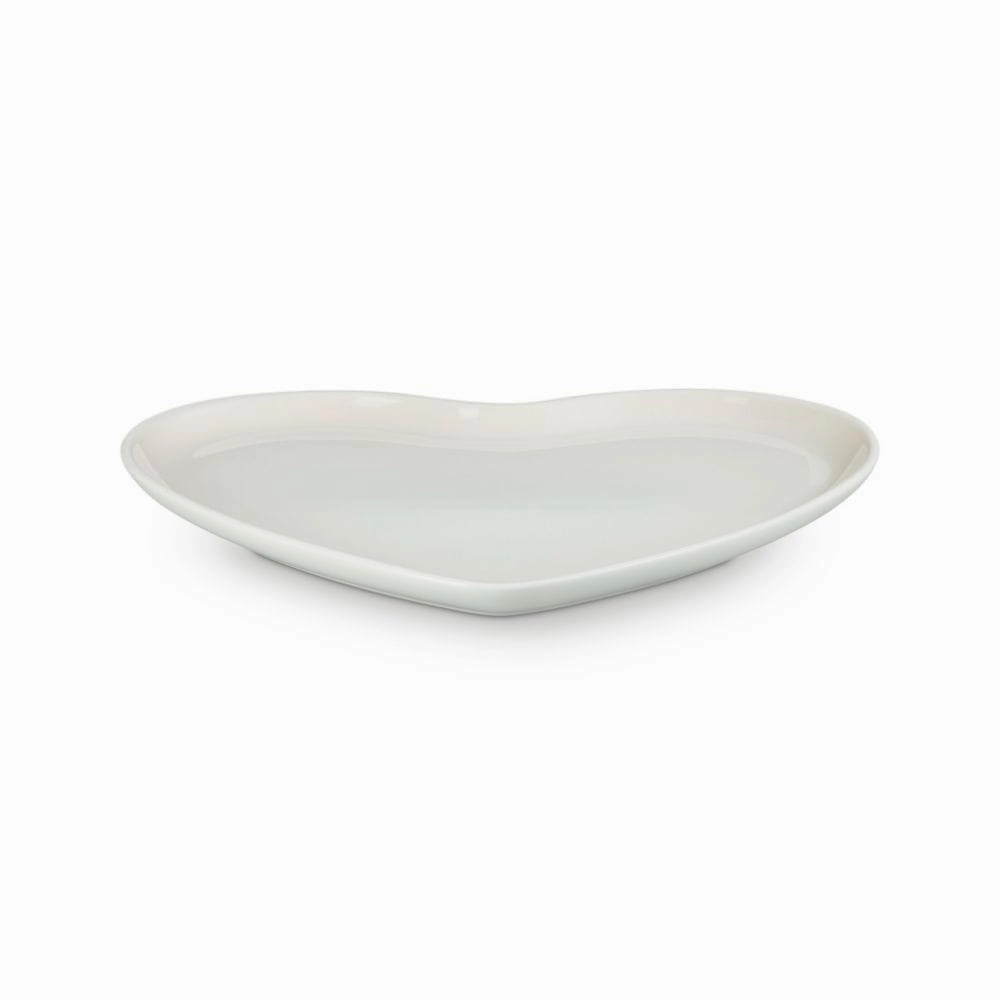 Le Creuset 32Cm Heart Serving Platter Meringue
