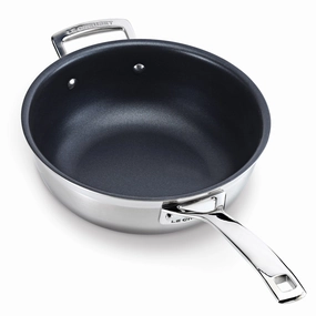 Le Creuset 3-PLY Stainless Steel 24cm Non-Stick Chefs Pan Kitchen,modern kitchen essentials