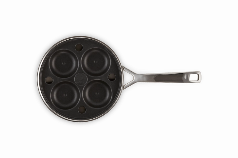 Le Creuset 3-ply Stainless Steel Uncoated Saut Pan with Poaching Insert