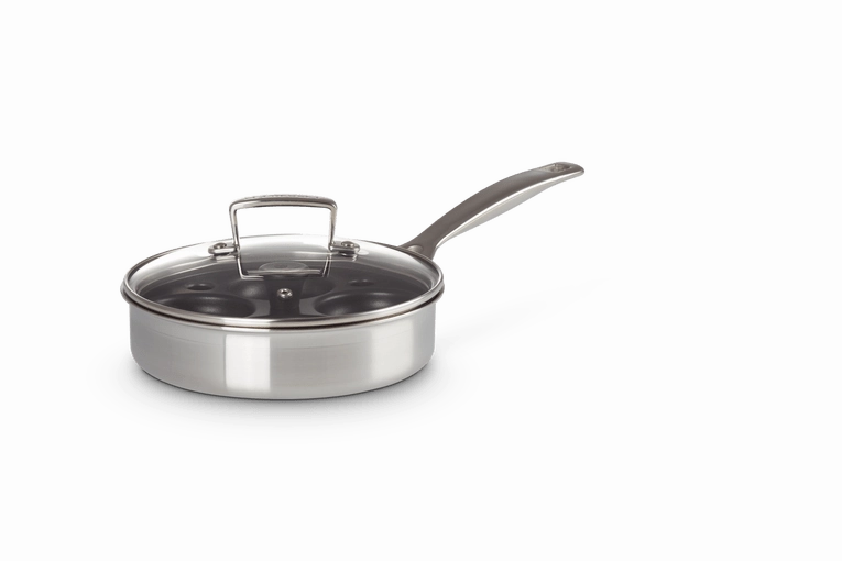 Le Creuset 3-ply Stainless Steel Uncoated Saut Pan with Poaching Insert Kitchen,modern kitchen essentials