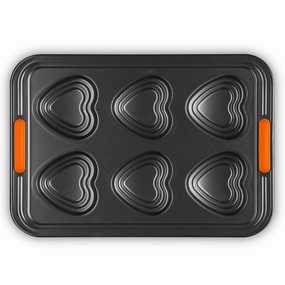 Le Creuset Bakeware 6 Cup Heart Tray Kitchen Accessories,kitchen counter accessories
