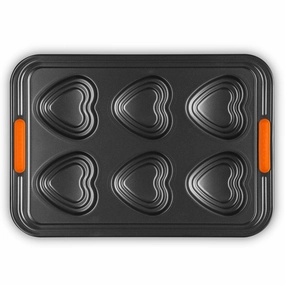 Le Creuset Bakeware 6 Cup Heart Tray Kitchen,modern kitchen essentials