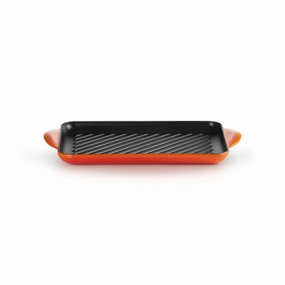 Le Creuset Cast Iron 32cm Rectangular Grill In Volcanic Kitchen,modern kitchen essentials