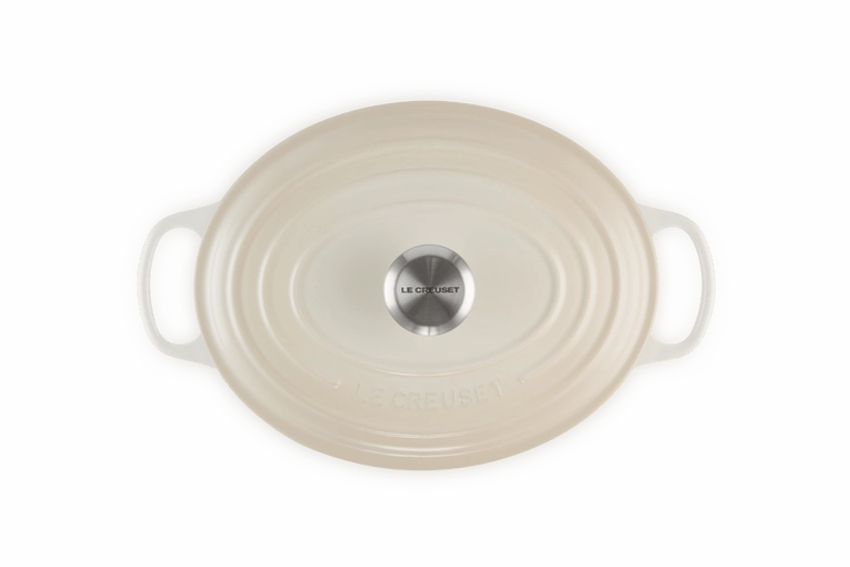 Le Creuset Cast Iron Oval Casserole in Meringue, 29cm