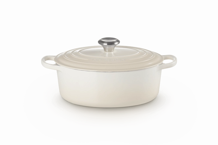 Le Creuset Cast Iron Oval Casserole in Meringue, 29cm