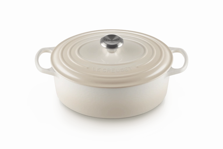 Le Creuset Cast Iron Oval Casserole in Meringue, 29cm