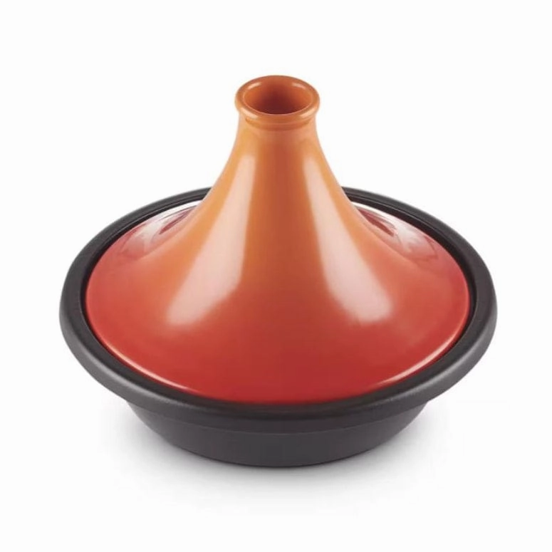 Le Creuset Cast Iron Tagine In Volcanic 27cm