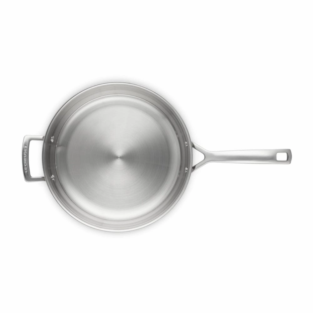Le Creuset Classic Stainless Steel Round Frying Pan, 28cm