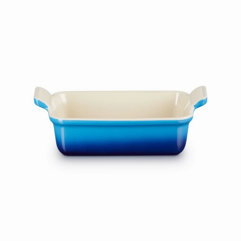 Le Creuset Deep Rect. Dish 19Cm Azure