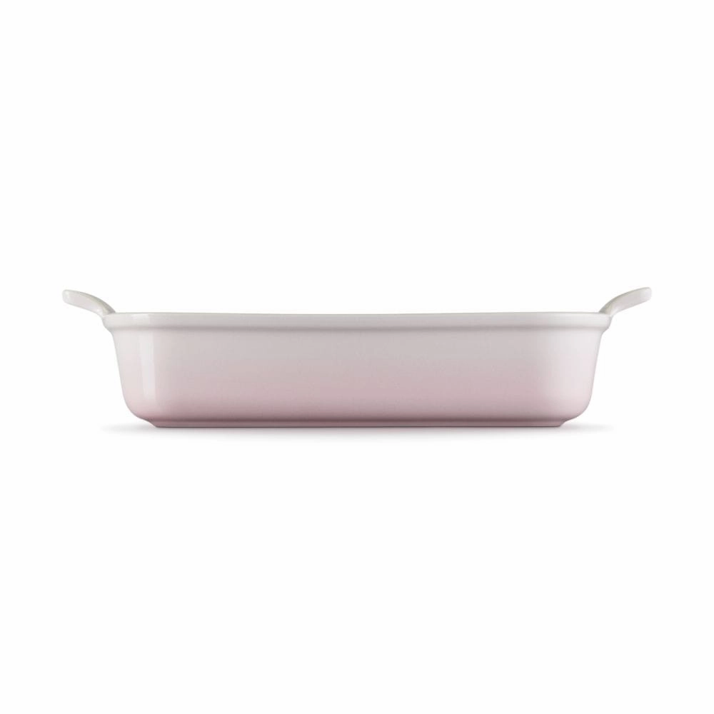Le Creuset Deep Rect. Dish 32Cm Shell Pink