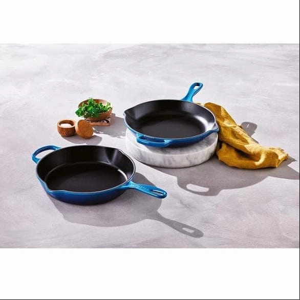 Le Creuset Evo Round Skillet 23cm Azure
