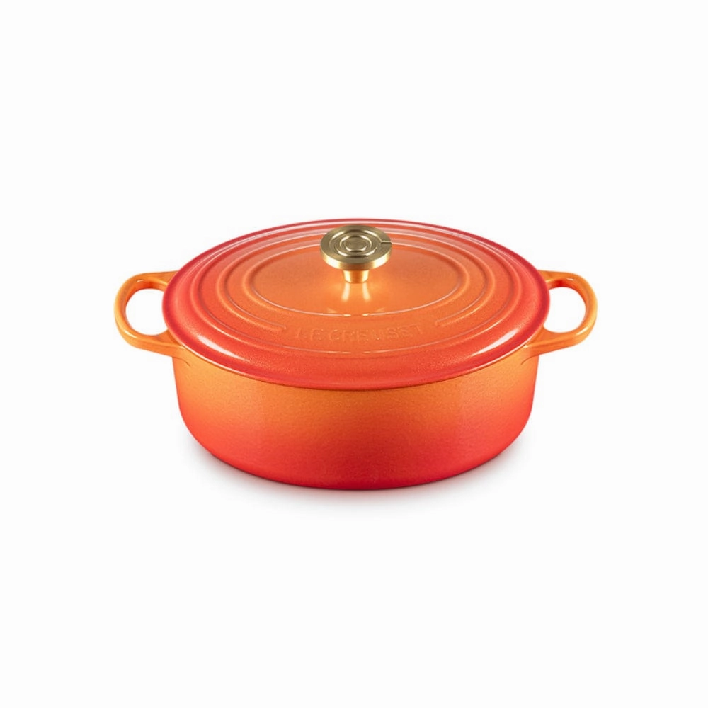 Le Creuset Flamme Dore Oval Casserole 29cm