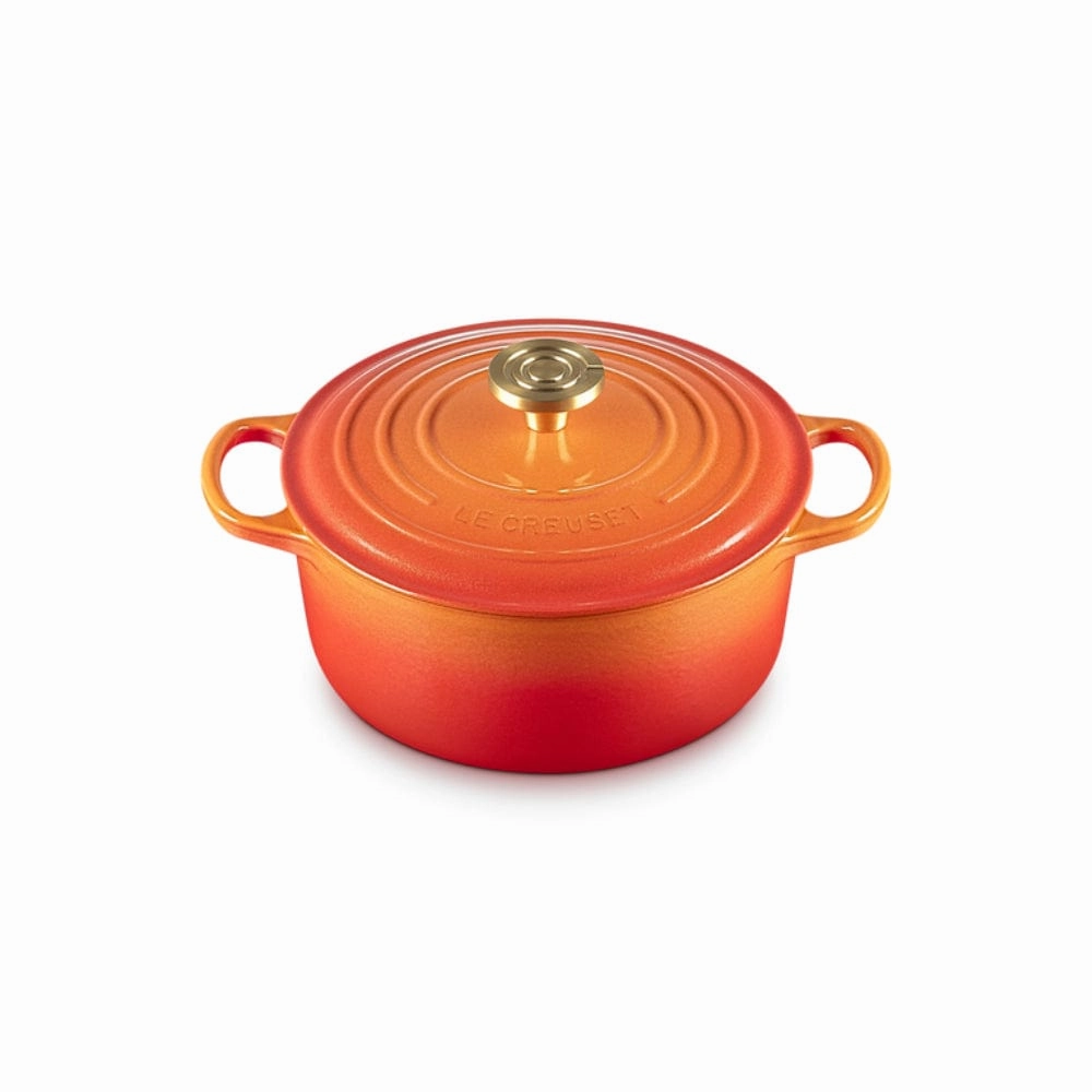Le Creuset Flamme Dore Round Casserole 24cm