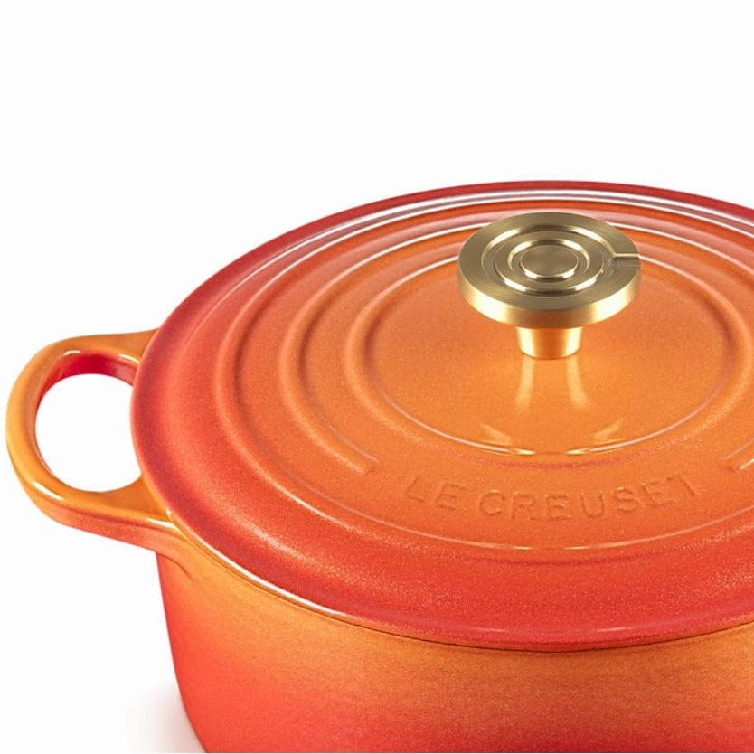 Le Creuset Flamme Dore Round Casserole 24cm