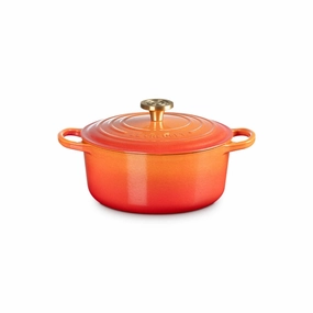 Le Creuset Flamme Dore Round Casserole 24cm Kitchen,modern kitchen essentials