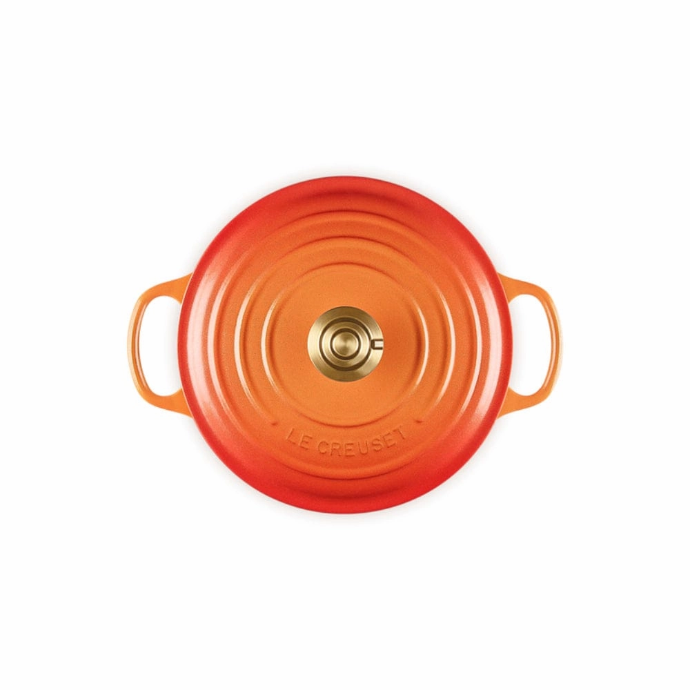 Le Creuset Flamme Dore Round Casserole 24cm