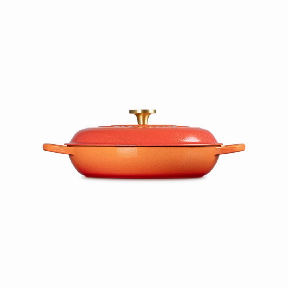 Le Creuset Flamme Dore Shallow Casserole 30cm