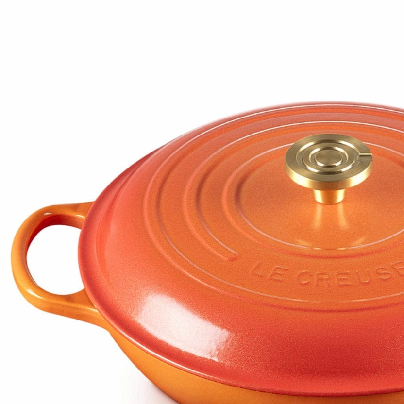 Le Creuset Flamme Dore Shallow Casserole 30cm