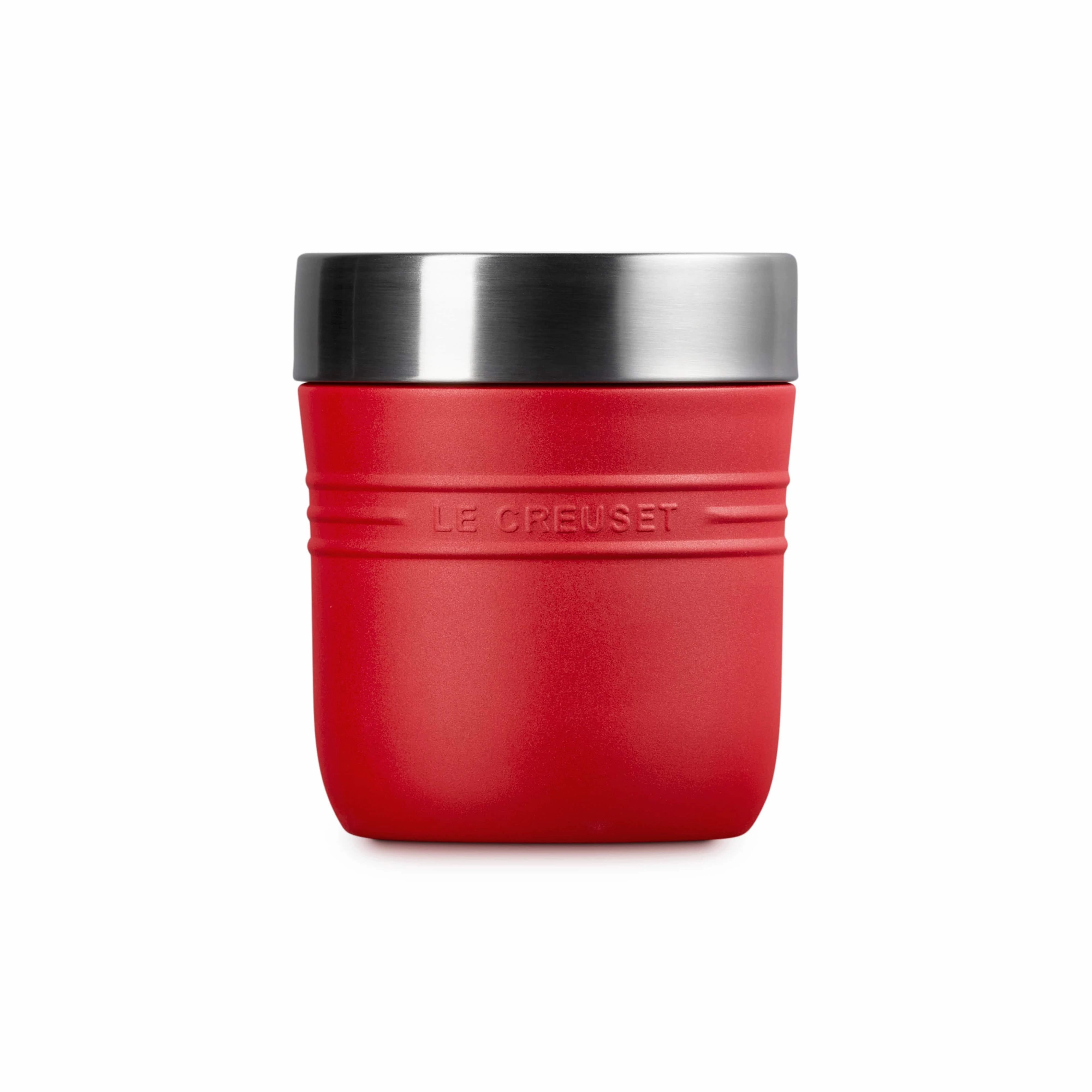 Le Creuset On The Go Food Flask 500ml In Cerise