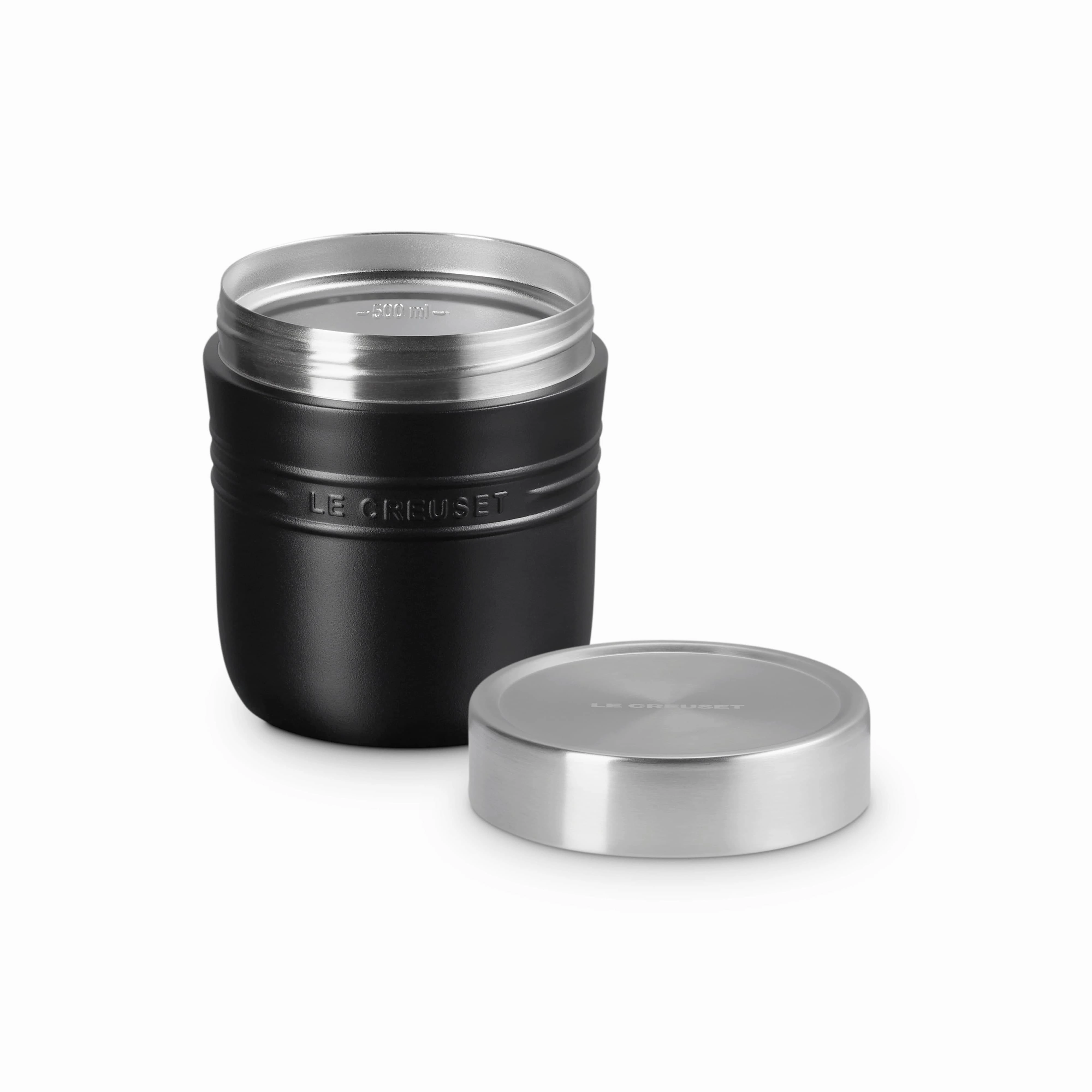 Le Creuset On The Go Food Flask 500ml Matte Black