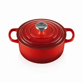 Le Creuset Round Casserole 24 Cerise In Cerise Kitchen,modern kitchen essentials