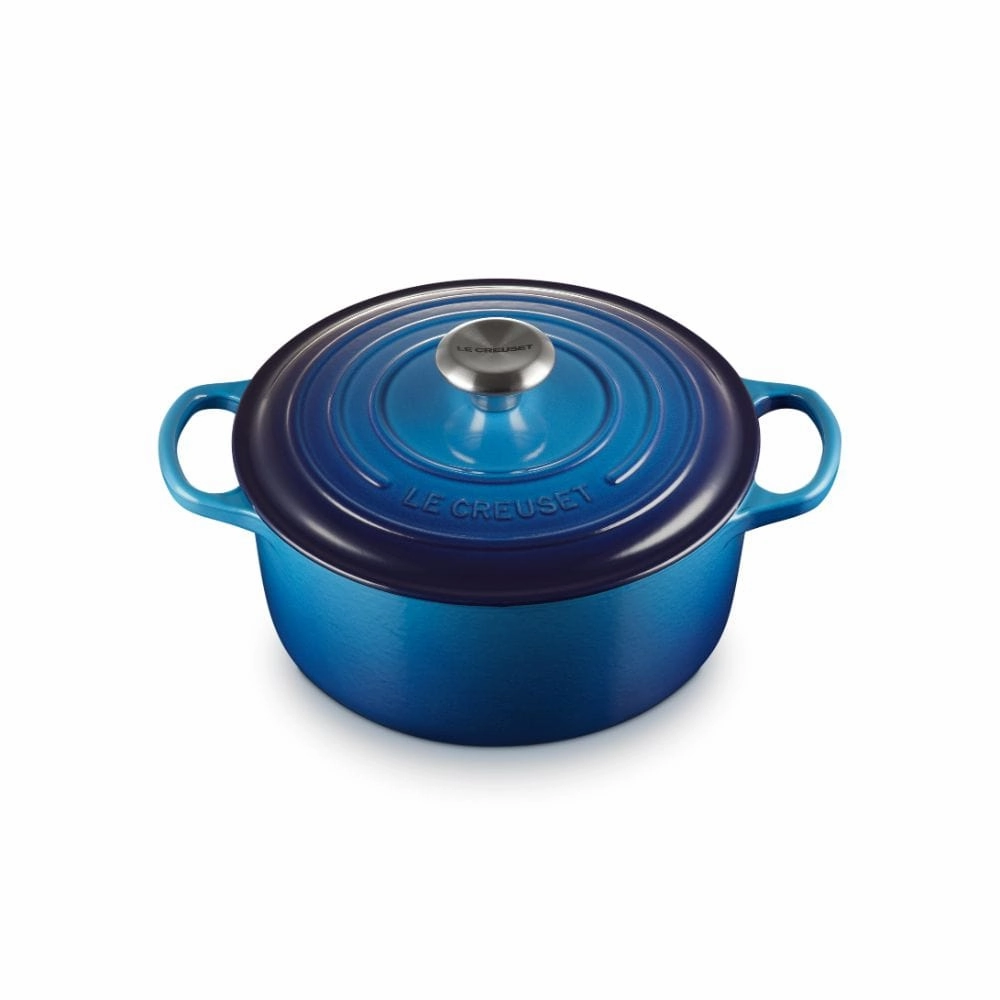 Le Creuset Round Casserole 24Cm In Azure Kitchen,modern kitchen essentials