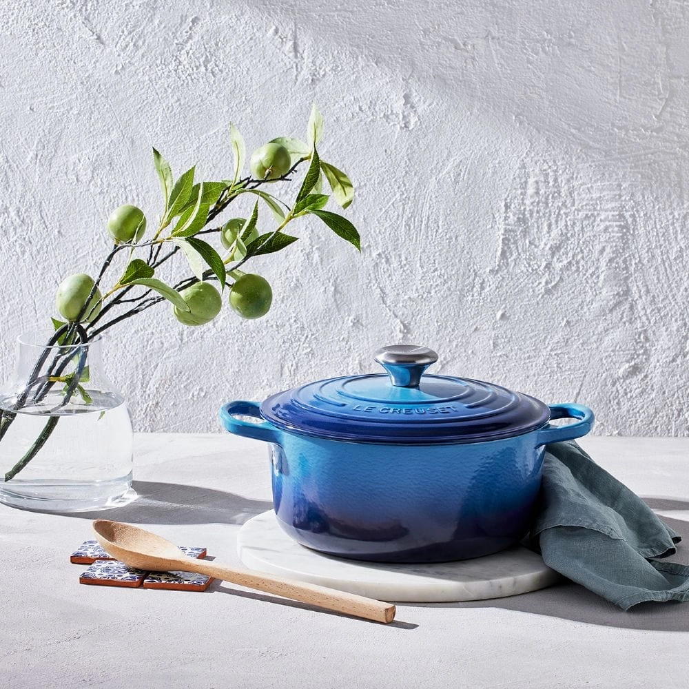 Le Creuset Round Casserole 24Cm In Azure