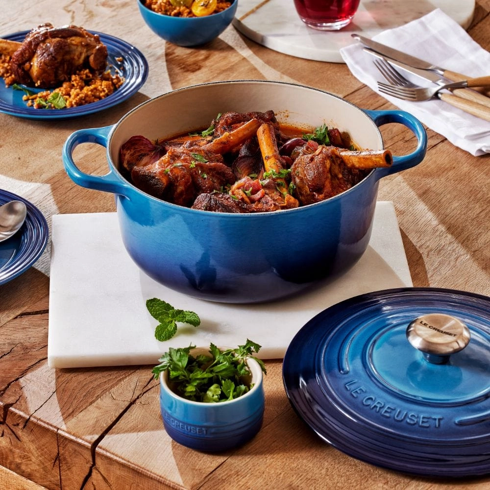 Le Creuset Round Casserole 24Cm In Azure