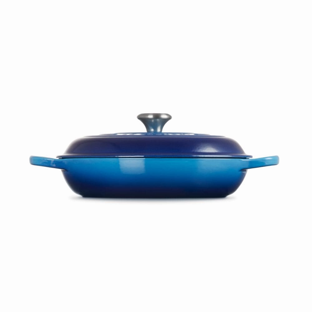 Le Creuset Shallow Casserole 30cm Azure