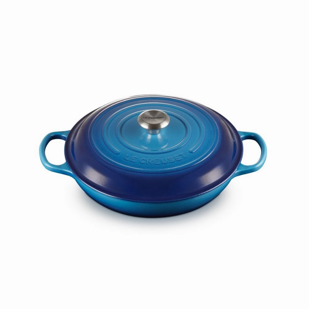 Le Creuset Shallow Casserole 30cm Azure