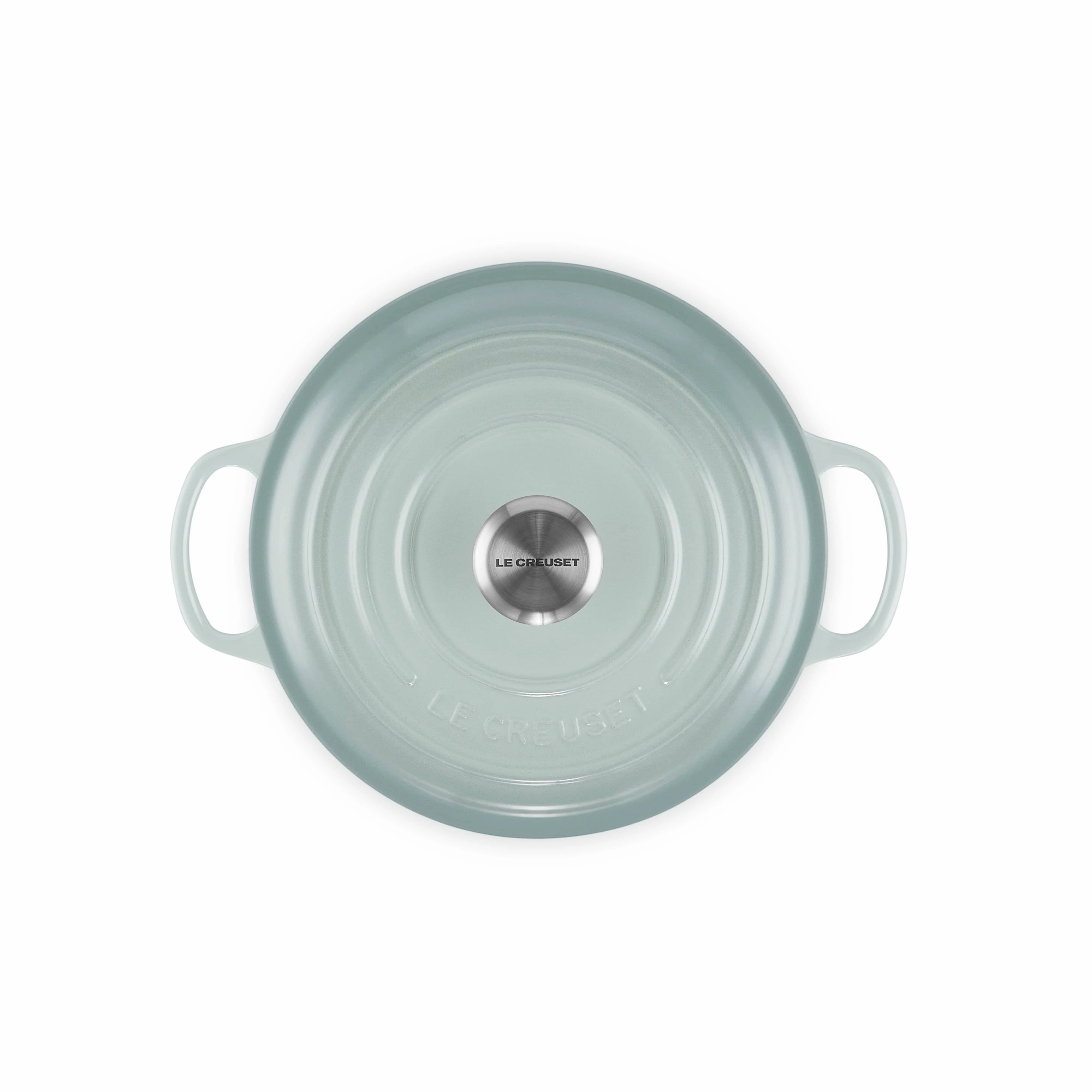 Le Creuset Signature Cast Iron Round Casserole 20cm Sea Salt