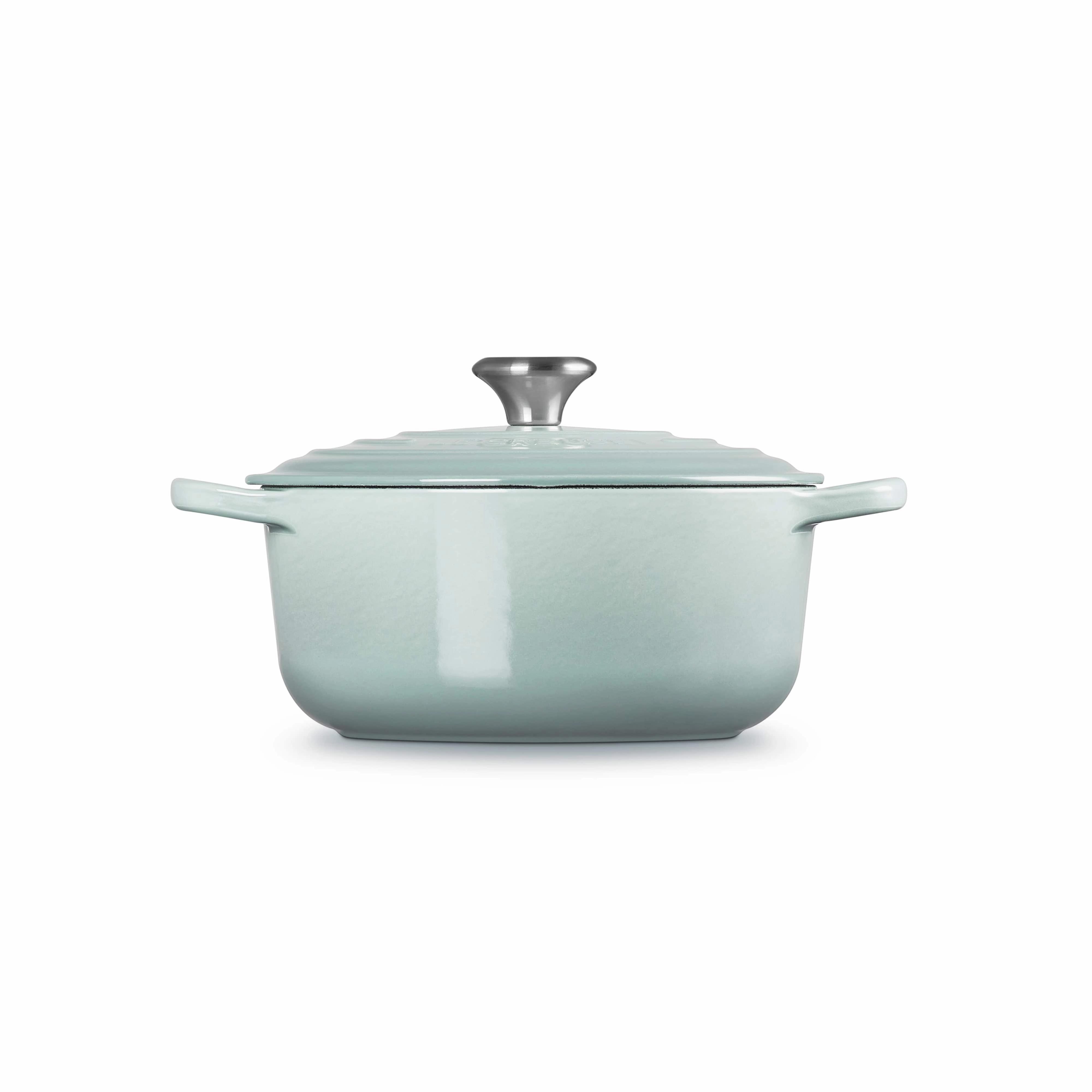 Le Creuset Signature Cast Iron Round Casserole 20cm Sea Salt