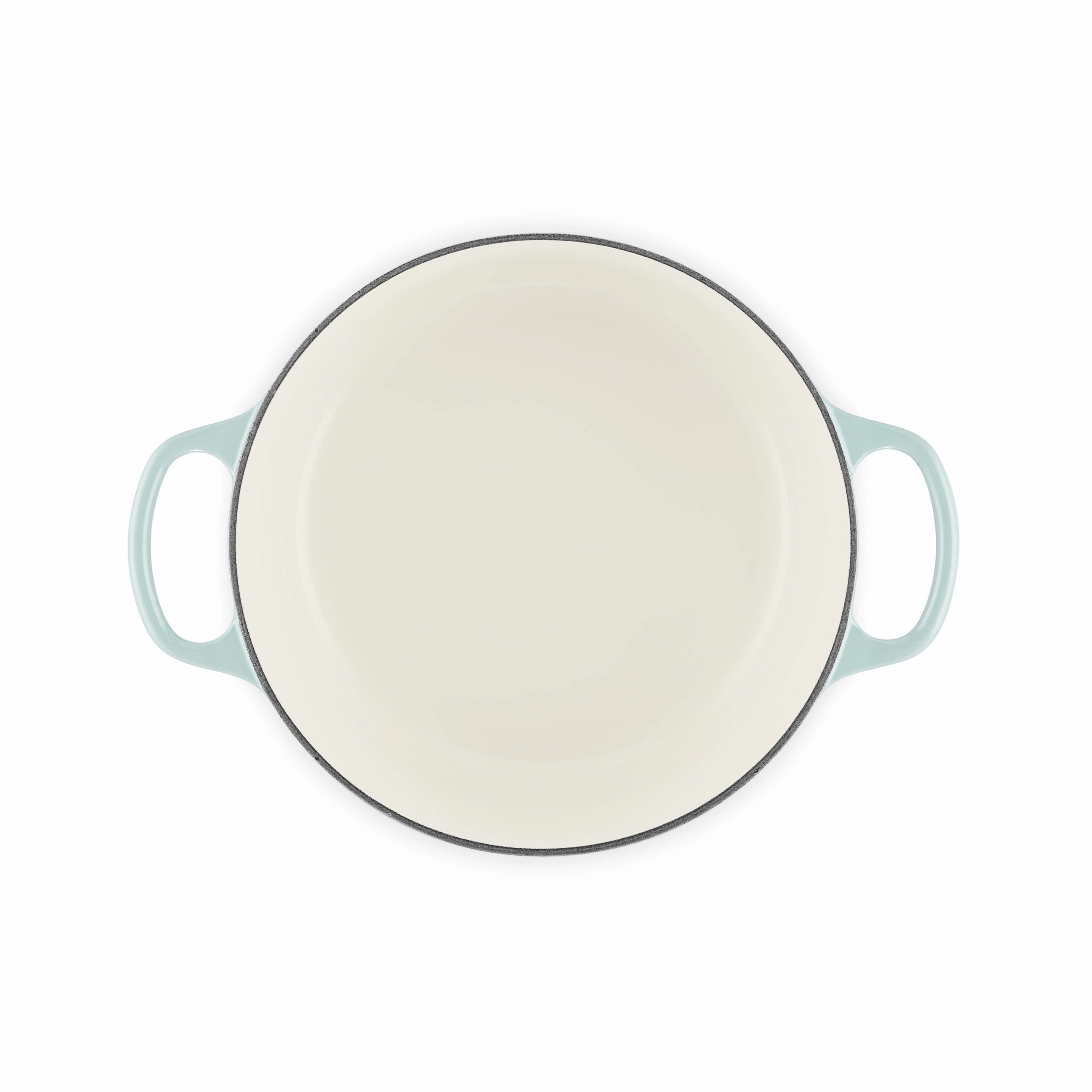Le Creuset Signature Cast Iron Round Casserole 24cm Sea Salt