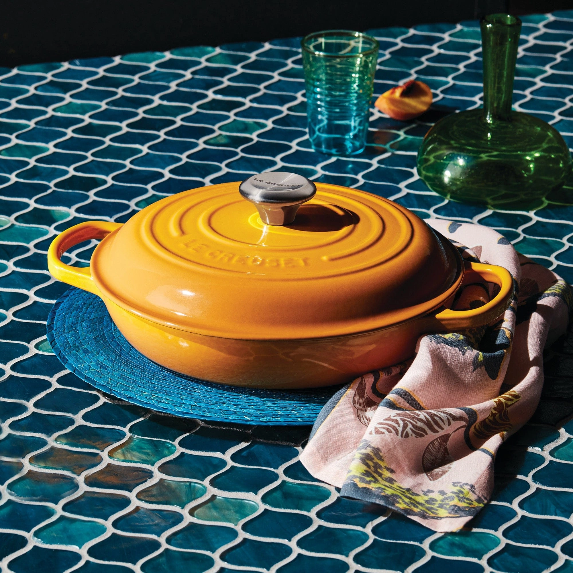 Le Creuset Signature Cast Iron Shallow Casserole 30cm in Nectar