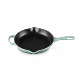 Le Creuset Signature Cast Iron Skillet with Metal Handle 23cm Sea Salt Kitchen,modern kitchen essentials