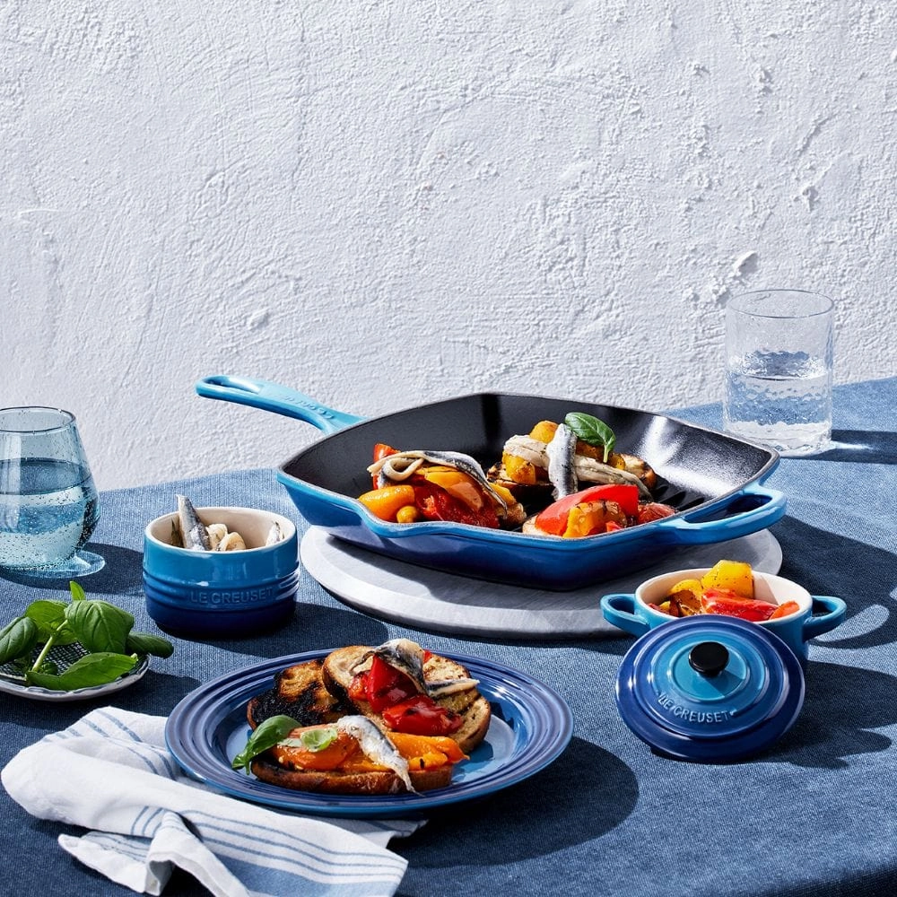 Le Creuset Signature Square Grillit 26Cm Azure