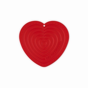 Le Creuset Silicone Heart Counter Protector Cerise Kitchen,modern kitchen essentials