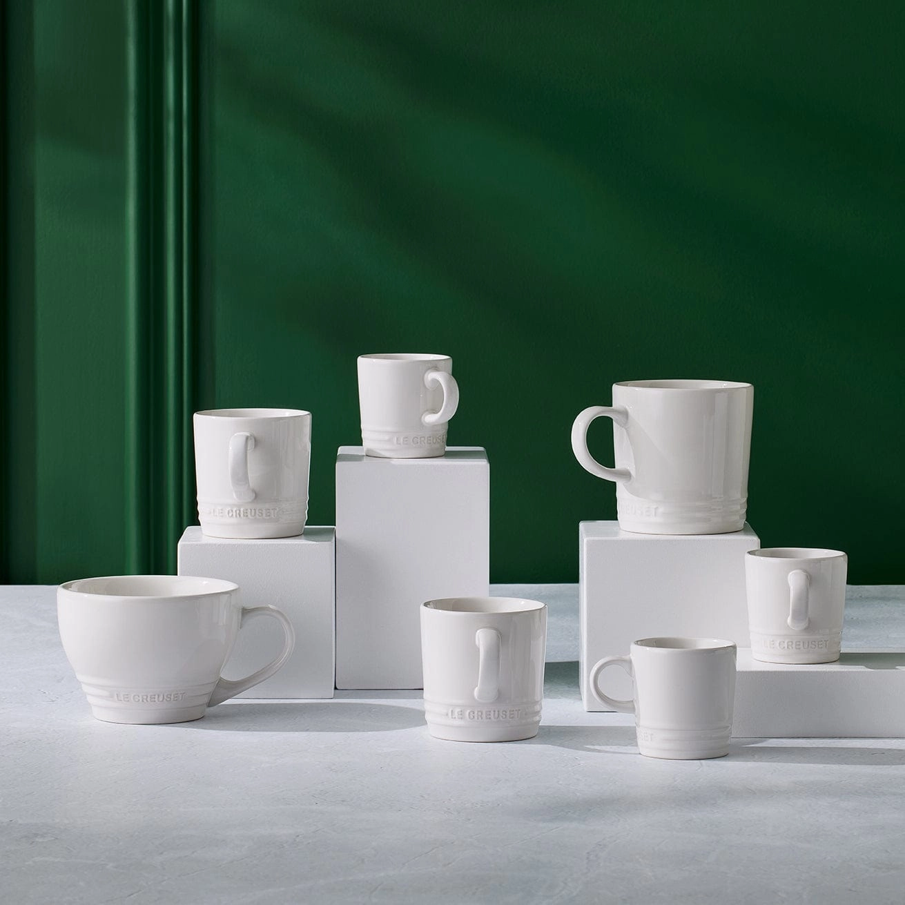 Le Creuset Stoneware 400ml Grand Mug in White