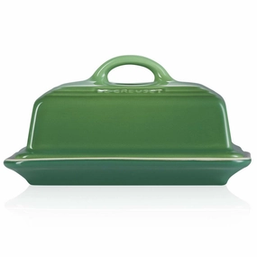 Le Creuset Stoneware Butter Dish Bamboo Green Kitchen,modern kitchen essentials