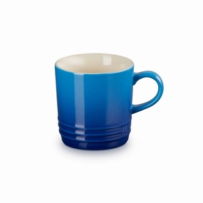 Le Creuset Stoneware Cappuccino Mug 200ml in Azure Kitchen,modern kitchen essentials