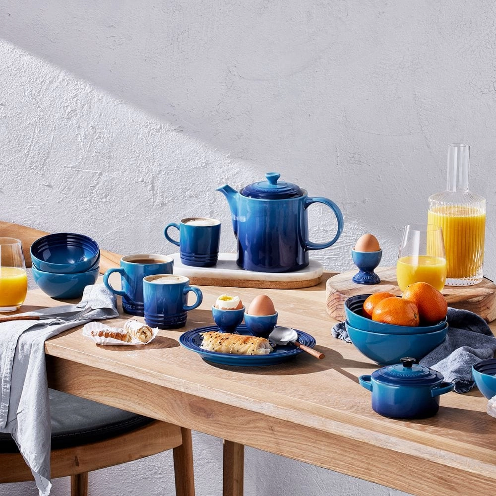 Le Creuset Stoneware Cappuccino Mug 200ml in Azure