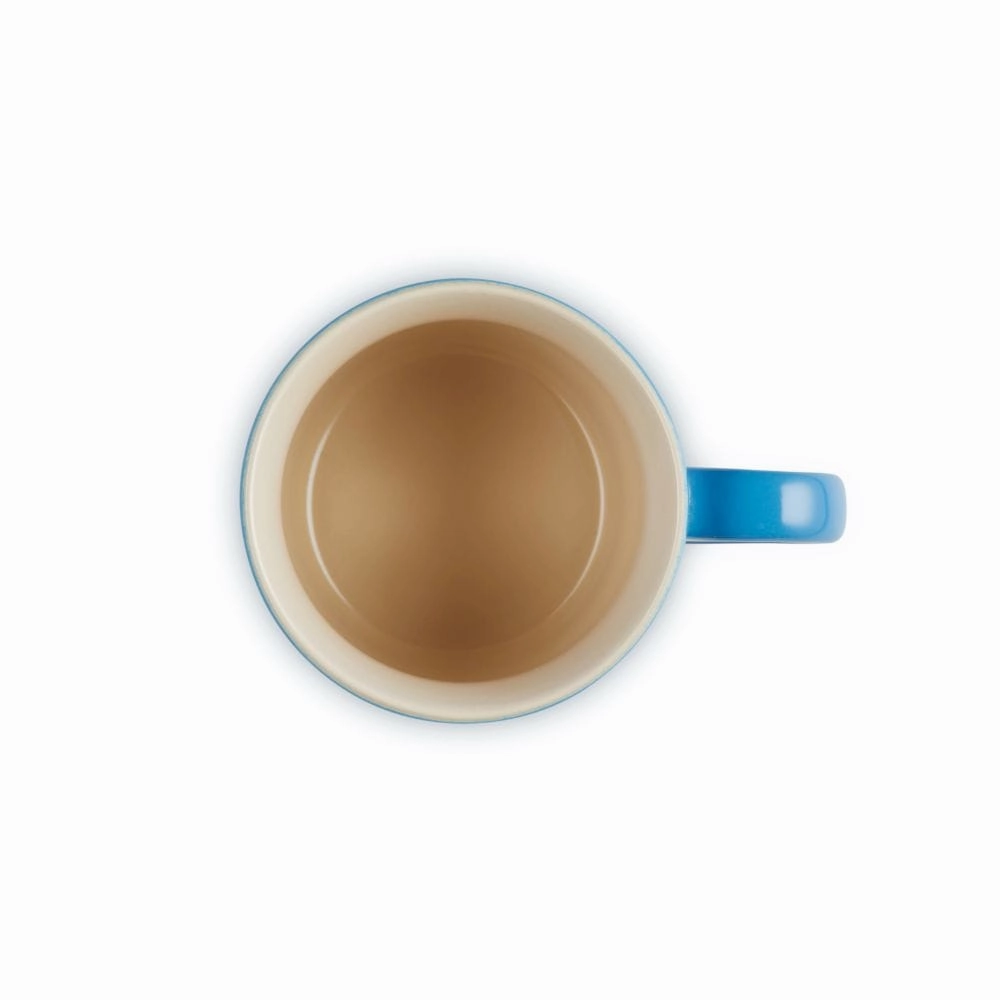 Le Creuset Stoneware Cappuccino Mug 200ml in Azure