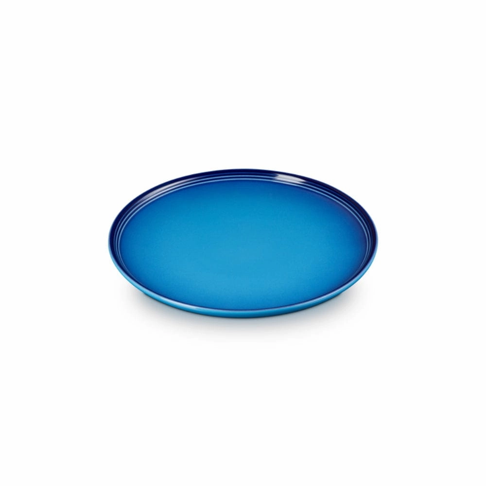 Le Creuset Stoneware Coupe Dinner Plate 27cm In Azure