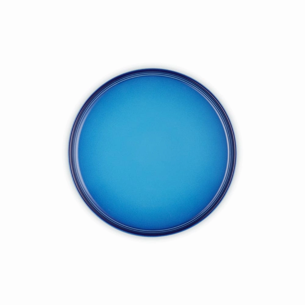 Le Creuset Stoneware Coupe Dinner Plate 27cm In Azure